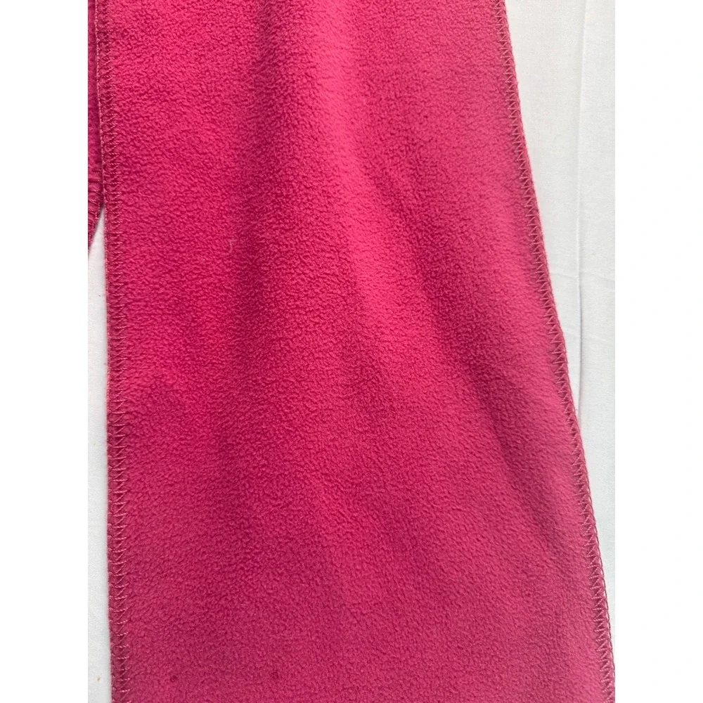 LL Bean Fleece Scarf Magenta Pink Soft Winter Accessory